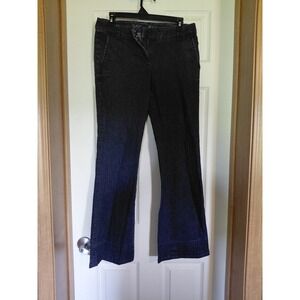 Ralph Lauren Blue Label Women 8 Dark Wash Flare Leg Denim Jeans Indigo